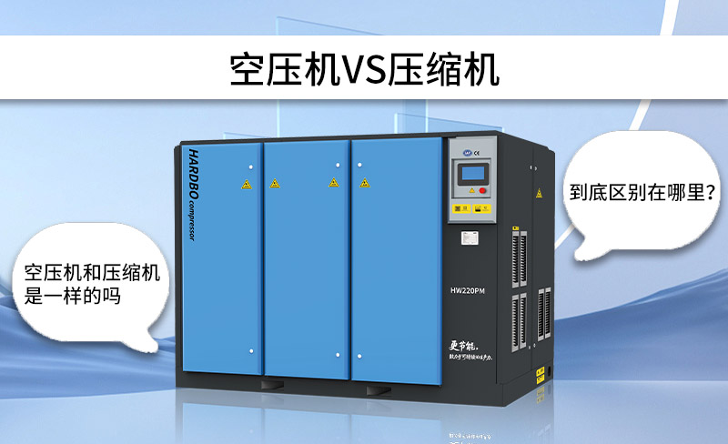 空壓機和壓縮機一樣嗎？到底區(qū)別在哪里？